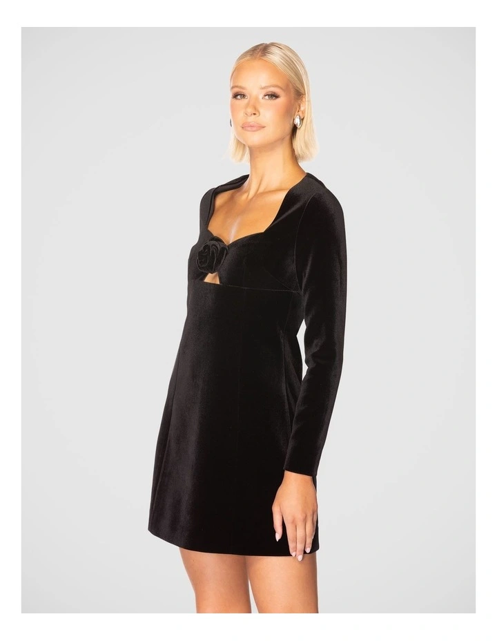 Cassian Mini Dress in Black image 2
