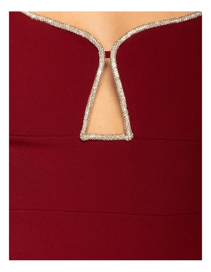 Parlo Midi Dress in Red image 6