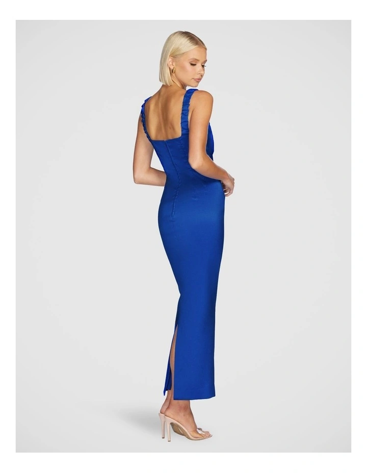 Natalya Square Neck Dress in Blue image 2