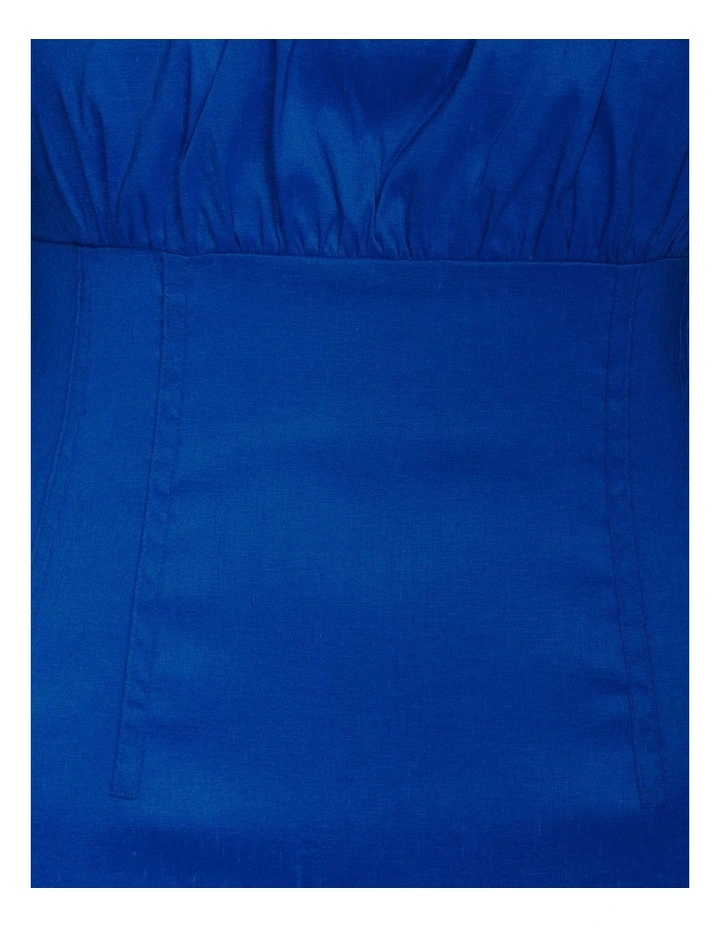 Natalya Square Neck Dress in Blue image 7