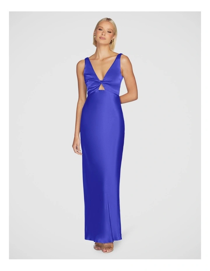Jocelyn Twist Front Gown in Cobalt image 1
