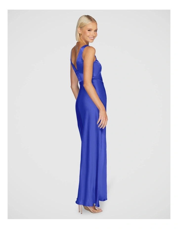 Jocelyn Twist Front Gown in Cobalt image 2