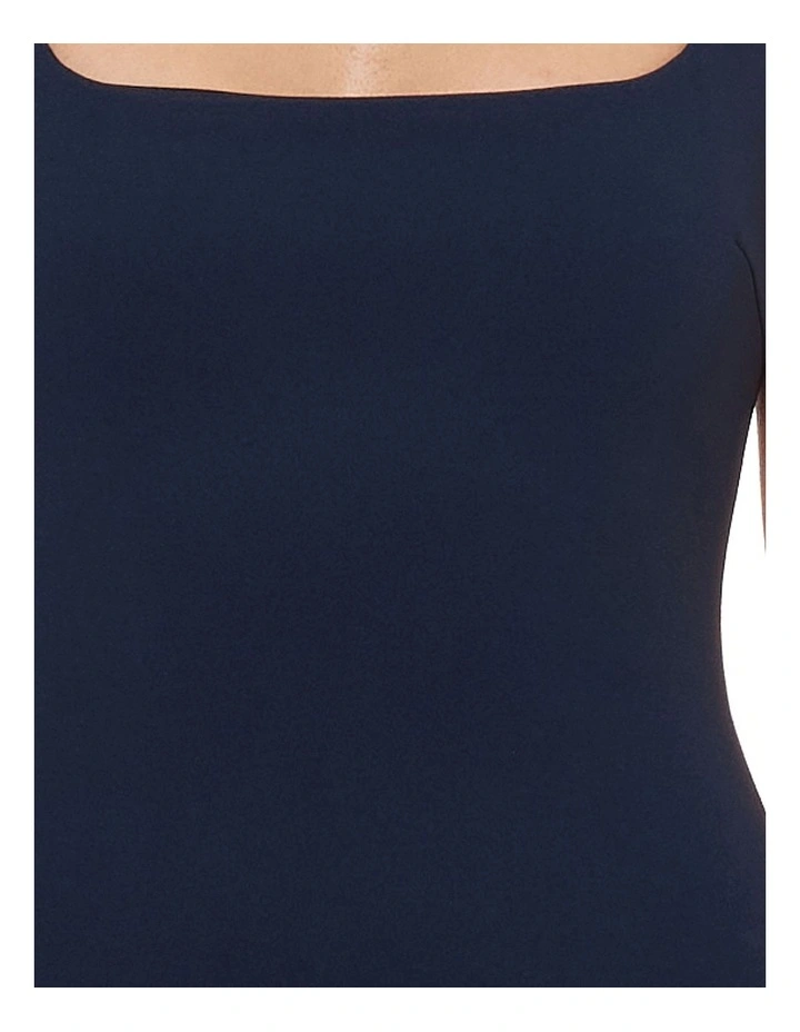 Nikolai Halter Midi Dress in Blue image 7