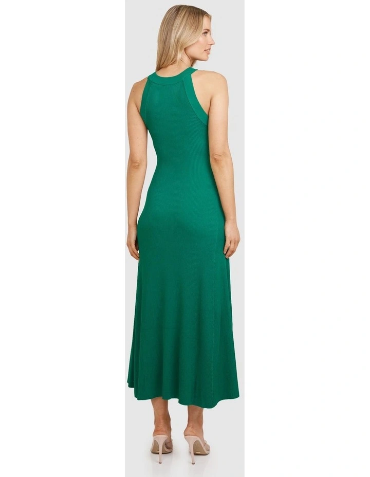 Gilda Knit Maxi Dress in Green image 2