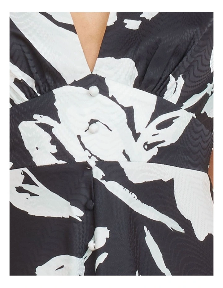 Jeanie V-Neck Maxi Dress in Multi image 6