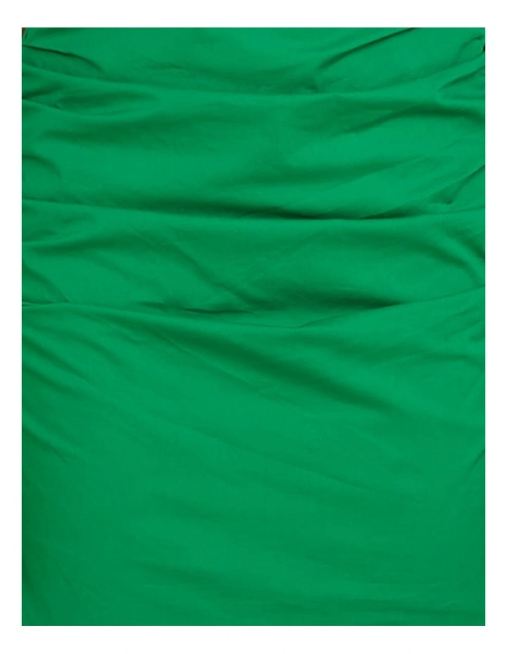 Gia Sleeveless Mini Dress in Green image 6