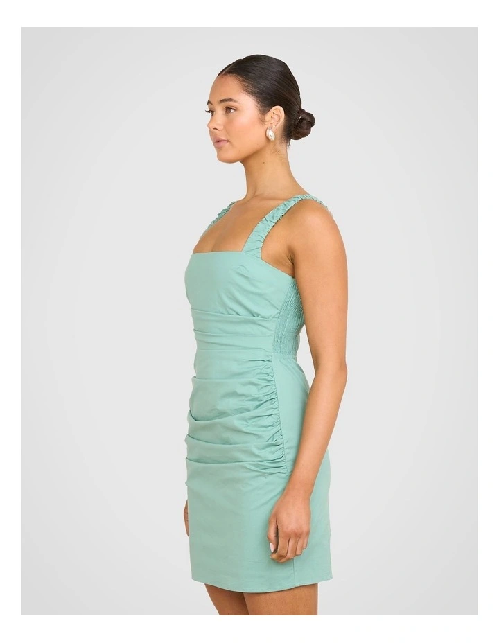 Gia Sleeveless Mini Dress in Mint image 3