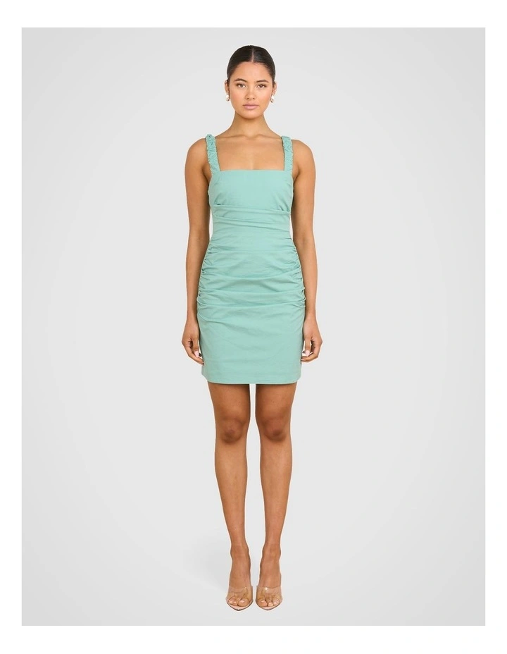 Gia Sleeveless Mini Dress in Mint image 5