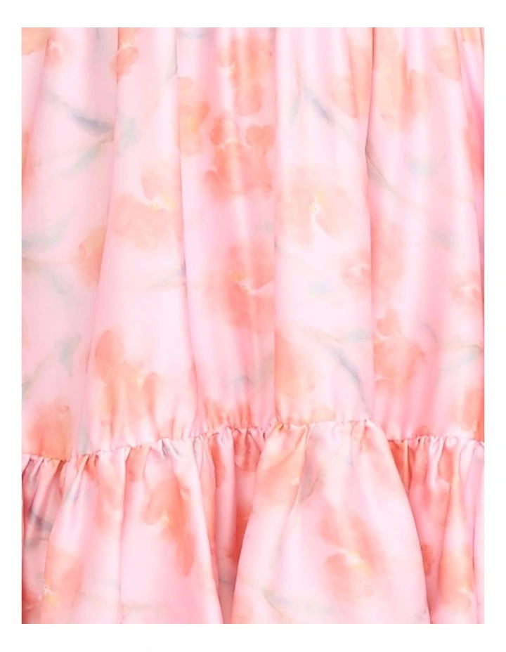 Uma Puff Sleeve Mini Dress in Multi image 6