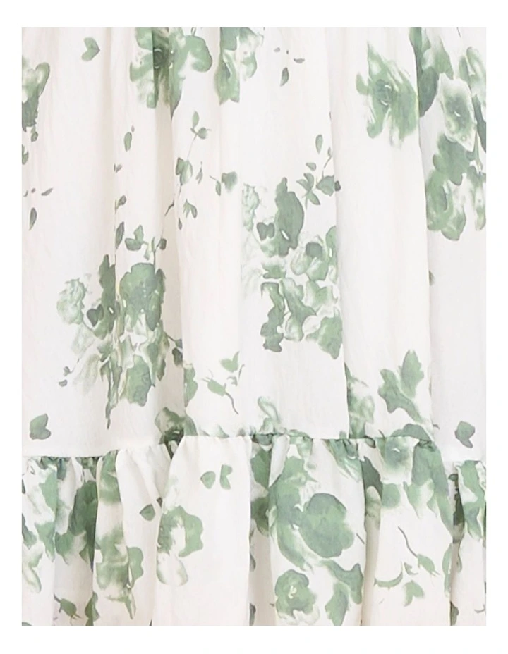 Kailee Puff Sleeve Mini Dress in Multi image 6