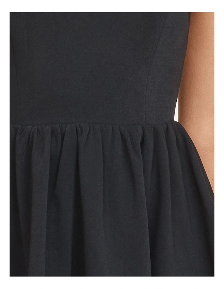Kikki Strapless Mini Dress in Black image 6