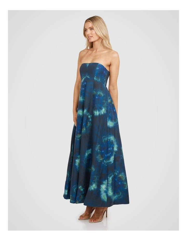 Taine Strapless Maxi Dress in Assorted image 3