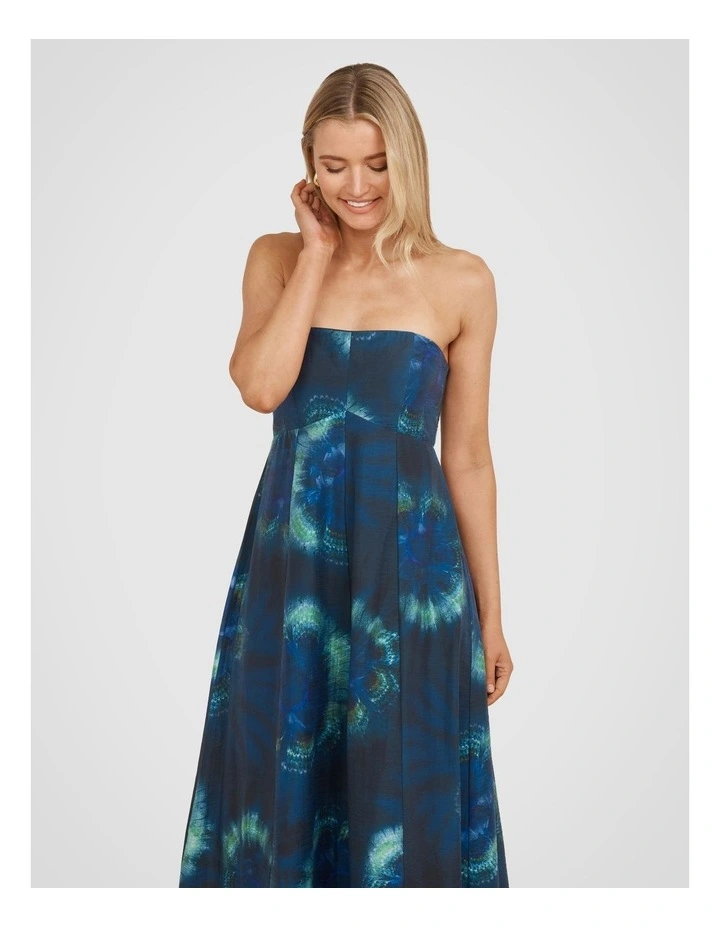 Taine Strapless Maxi Dress in Assorted image 4