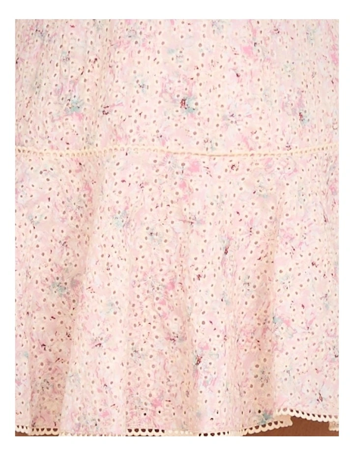 Dahlia Puff Sleeve Mini Dress in Assorted image 6