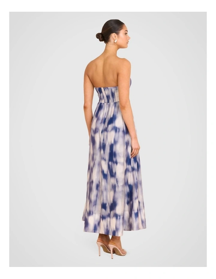 Lauri Strapless Maxi Dress in Assorted image 2