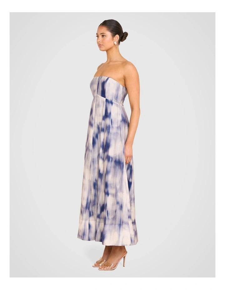 Lauri Strapless Maxi Dress in Assorted image 3