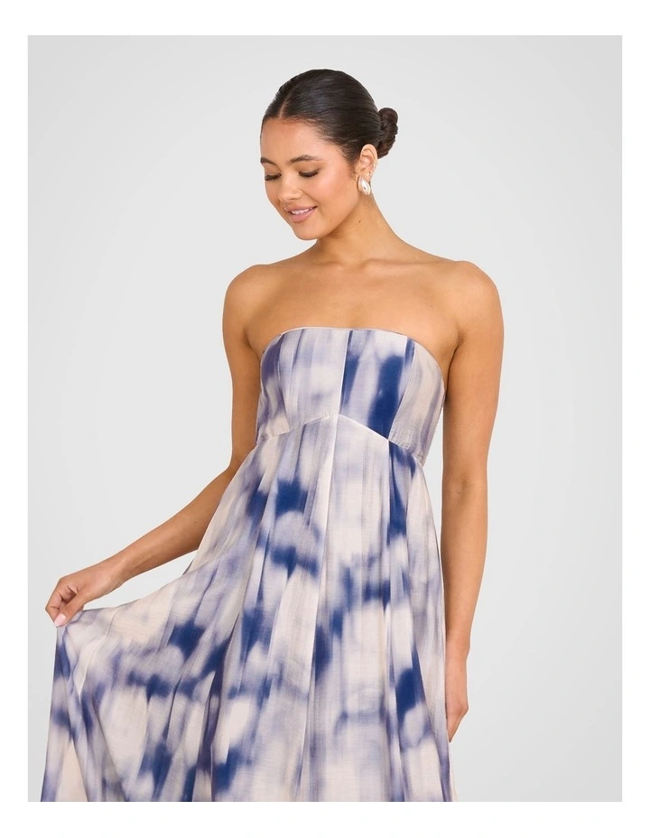 Lauri Strapless Maxi Dress in Assorted image 4