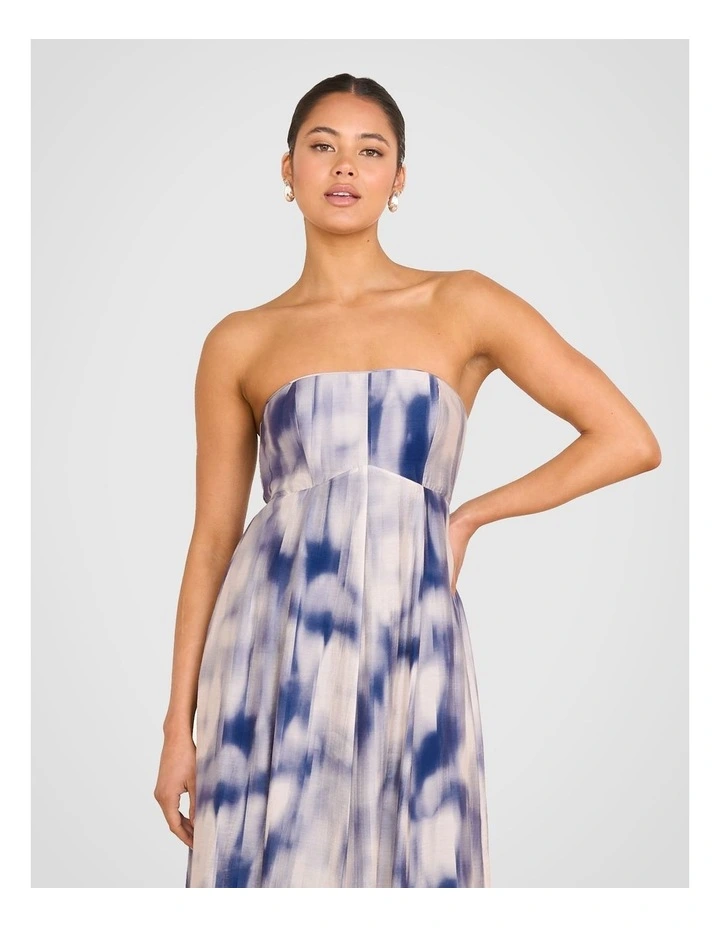 Lauri Strapless Maxi Dress in Assorted image 5