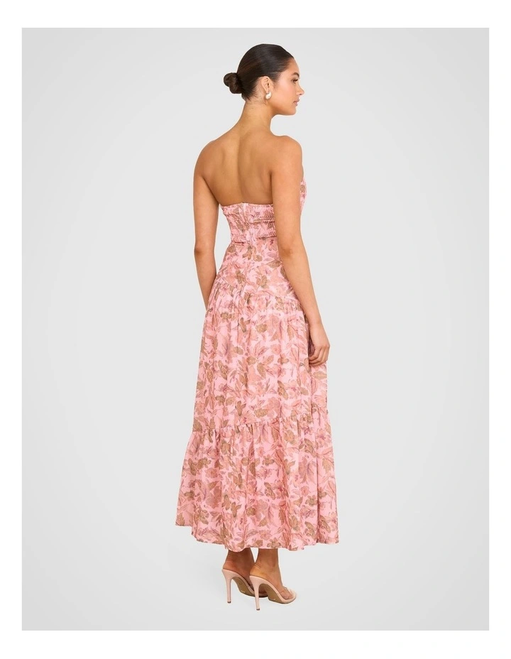 Desiree Strapless Maxi Dress in Multi image 2