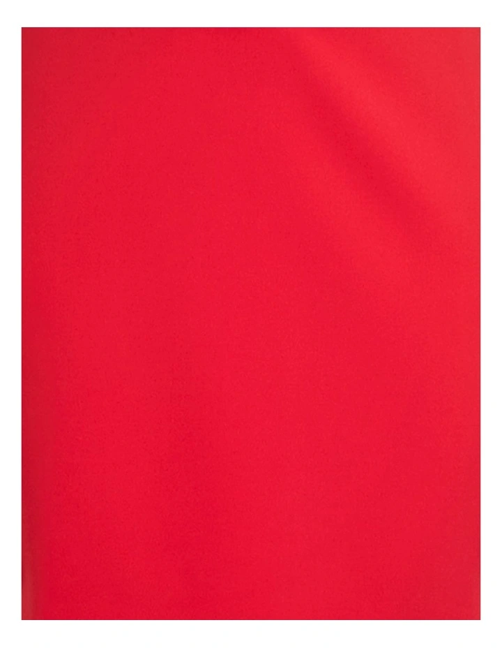 Sofi Off Shoulder Mini Dress in Red image 6