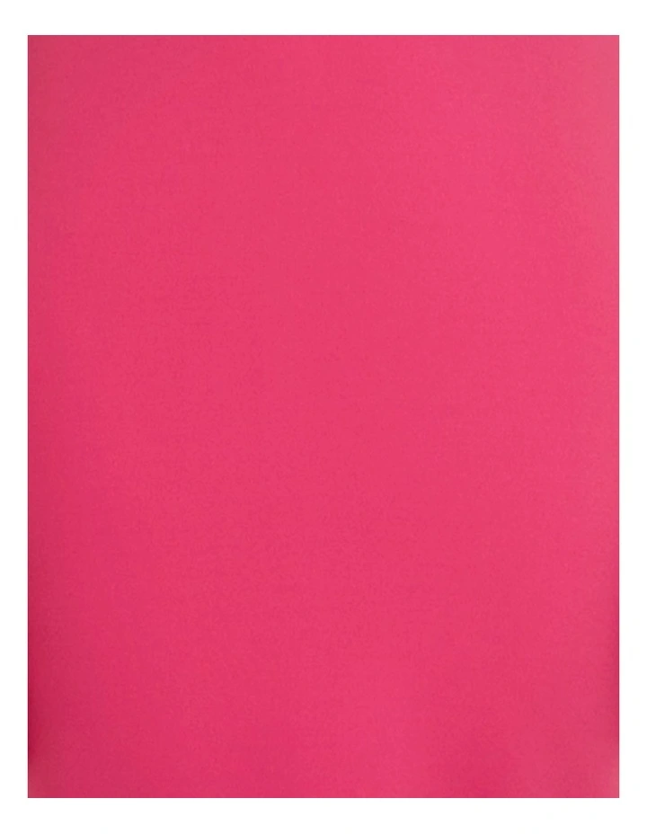 Kerry Twist Front Midi Dress in Pink image 6