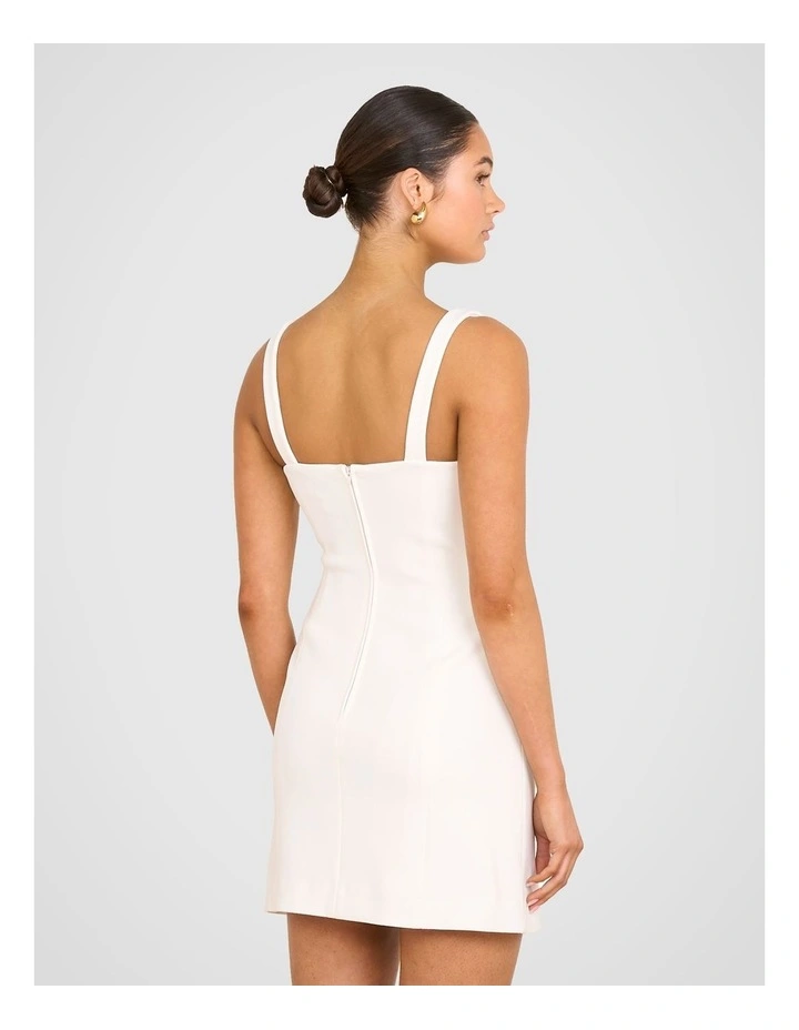 Kylie Cut Out Mini Dress in White image 2