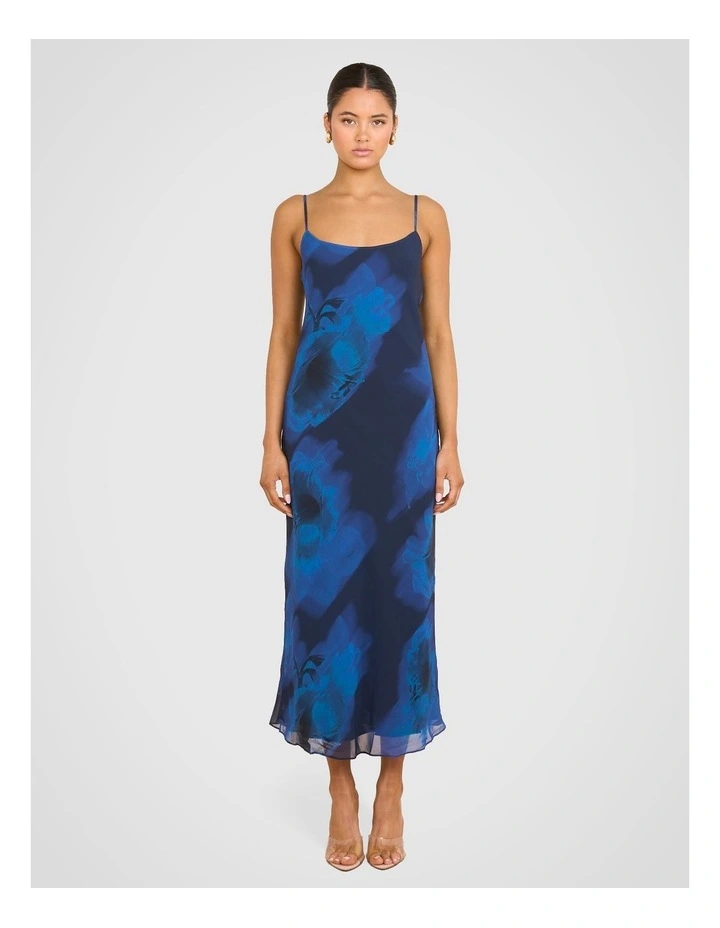 Aviva Slip Maxi Dress in Blue image 1