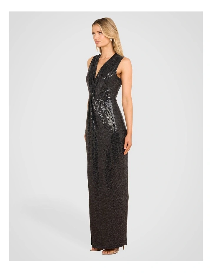 Grady Gown in Black image 3