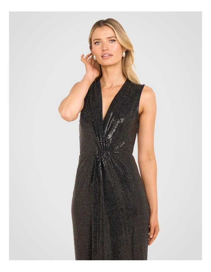 Grady Gown in Black image 4