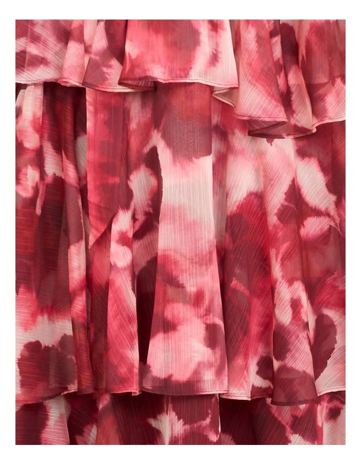 Nila Frill Tiered Maxi Dress in Multi image 6