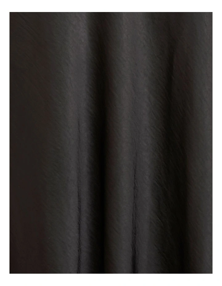 Mirabel Flutter Sleeve Dress in Black image 6