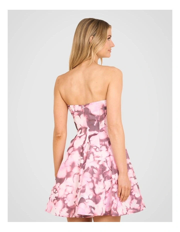 Lenia Flared Mini Dress in Multi image 2