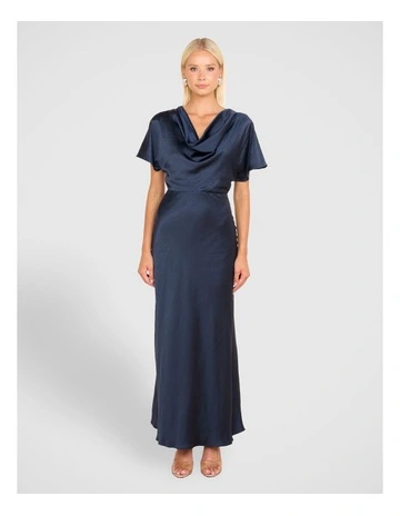 Leandra Maxi Dress in Navy