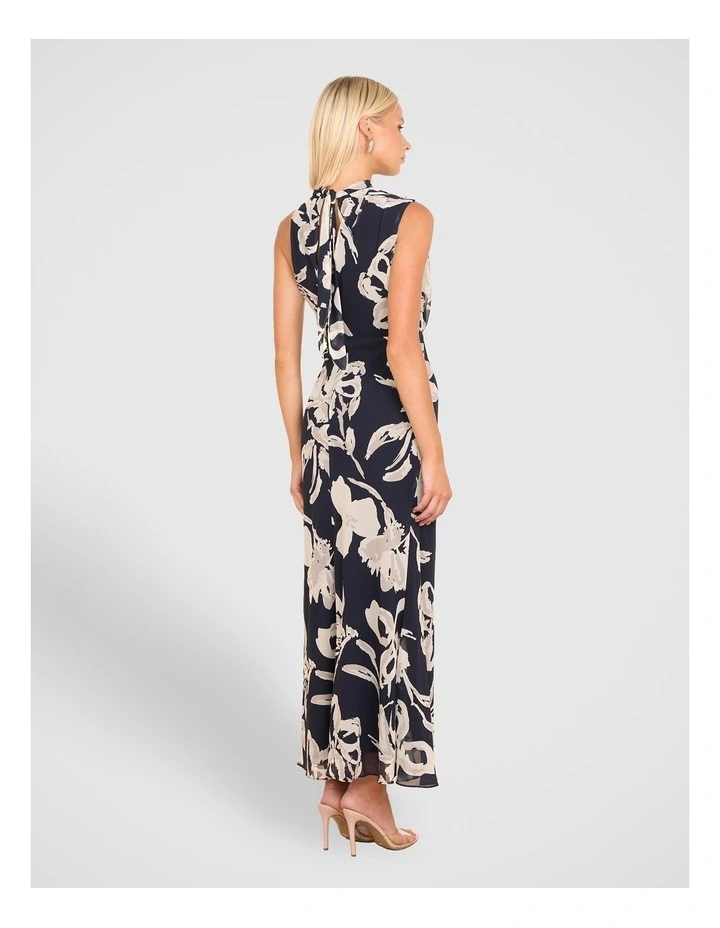 Shaye High Neck Maxi Dress in Multi image 2