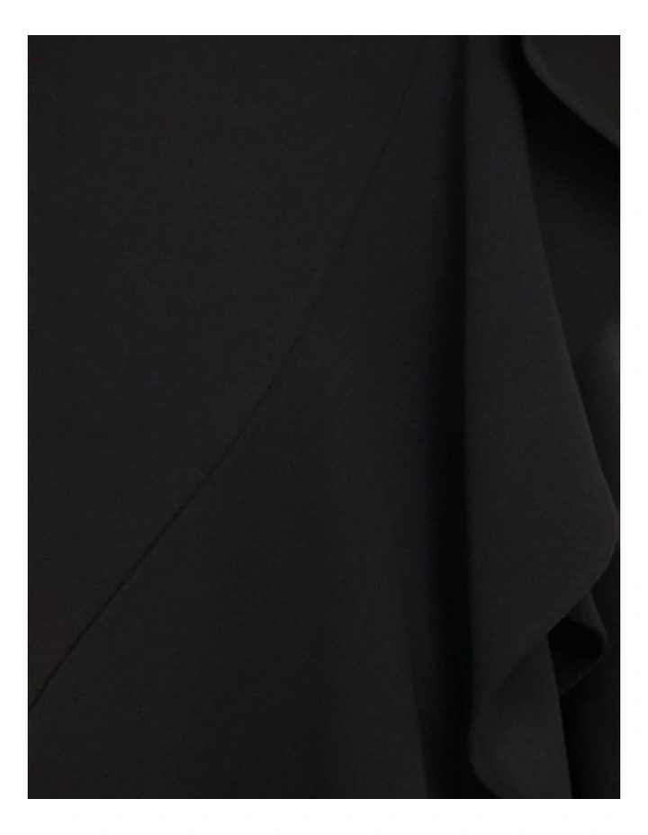 Jennifer Ruffle Dress in Black image 6