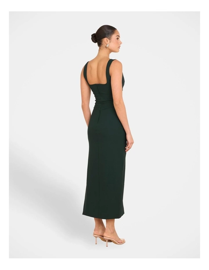 Varga Twist Front Maxi Dress in Green image 2