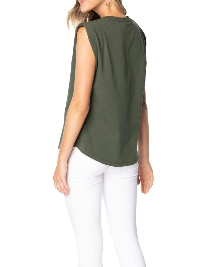 Everleigh Top Khaki image 2