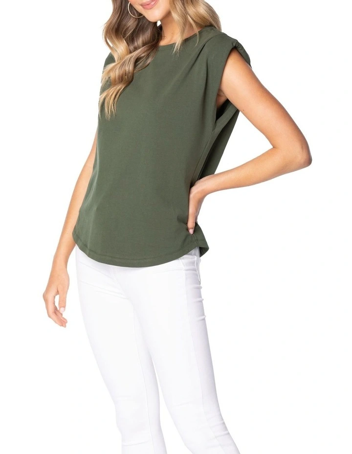Everleigh Top Khaki image 3