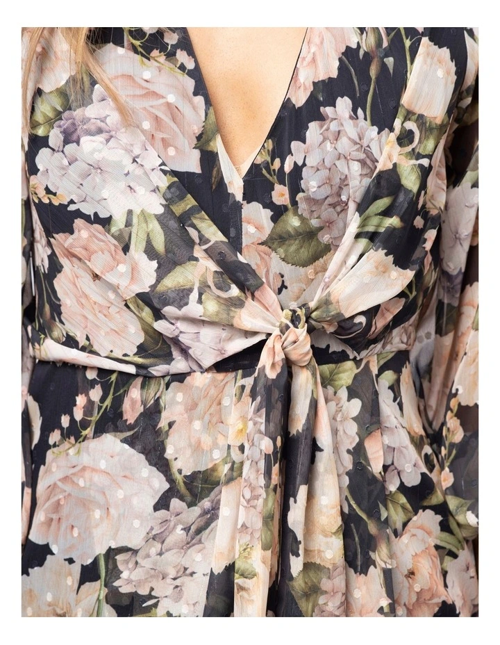 Ailish Midi Dress in Navy Multi image 6