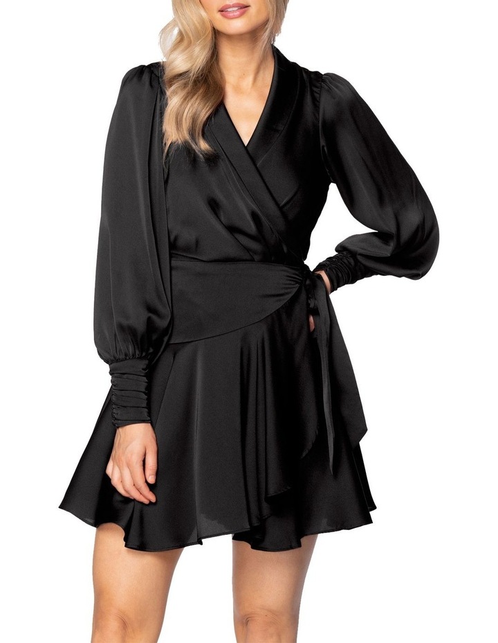 Rana Wrap Dress Black