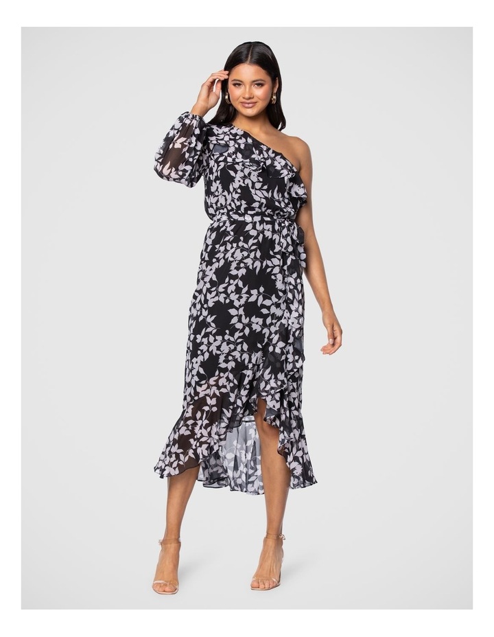 Brett Dress in Black Multi