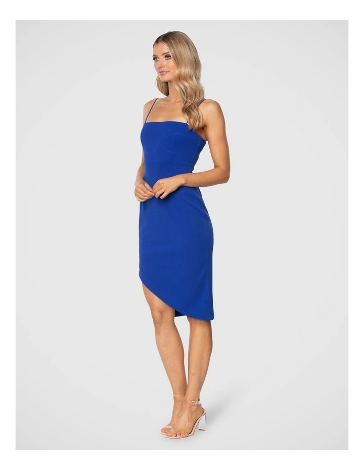 Treven Midi Dress in Cobalt image 2