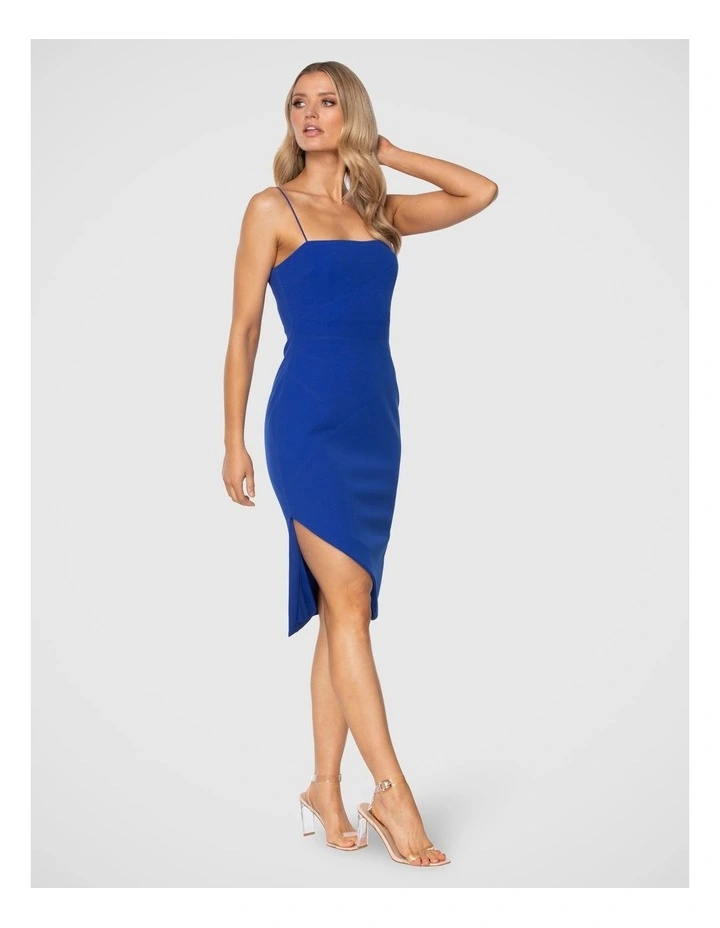 Treven Midi Dress in Cobalt image 4