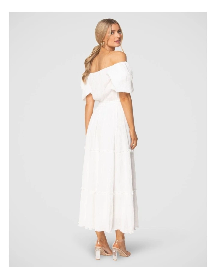 Jani Maxi Dress in White image 3
