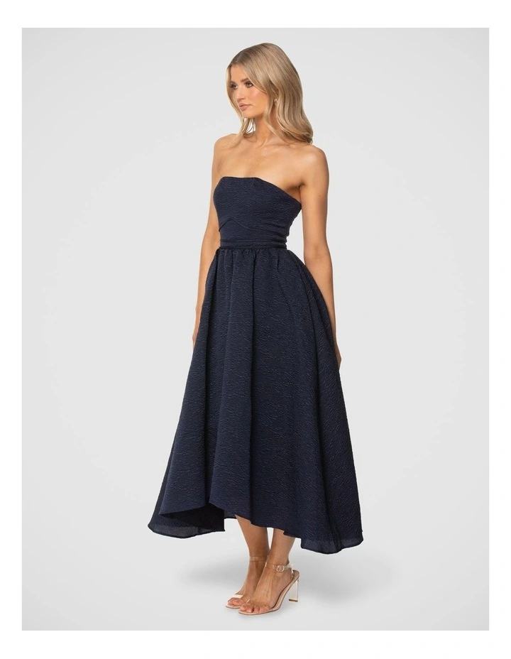 Arlo Midi Dress in Navy image 3