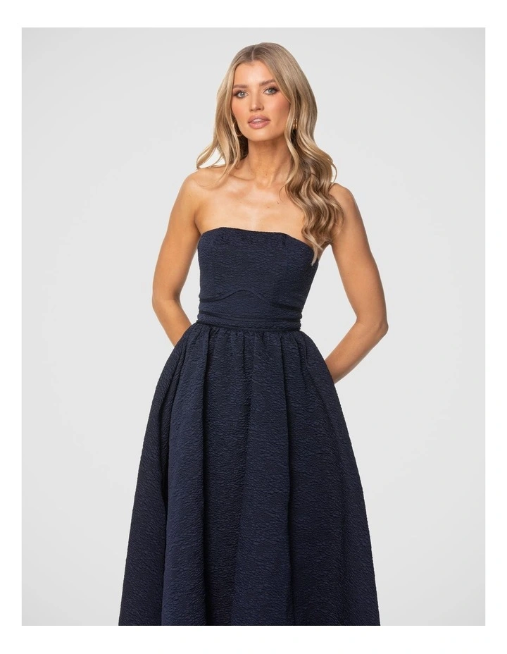 Arlo Midi Dress in Navy image 5