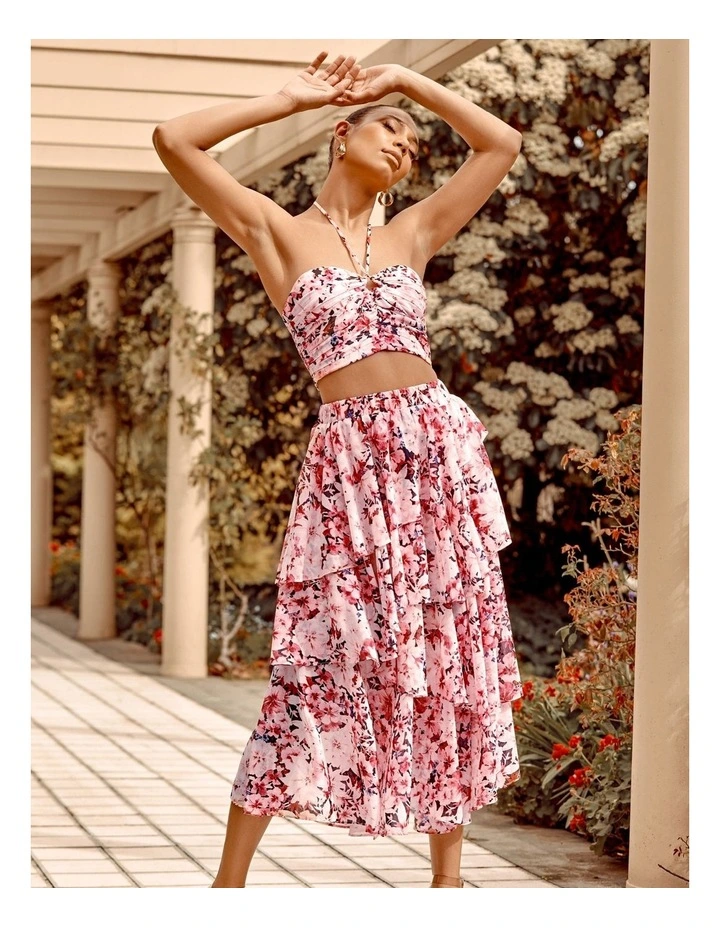 Prima Rosa Skirt in Pink image 7