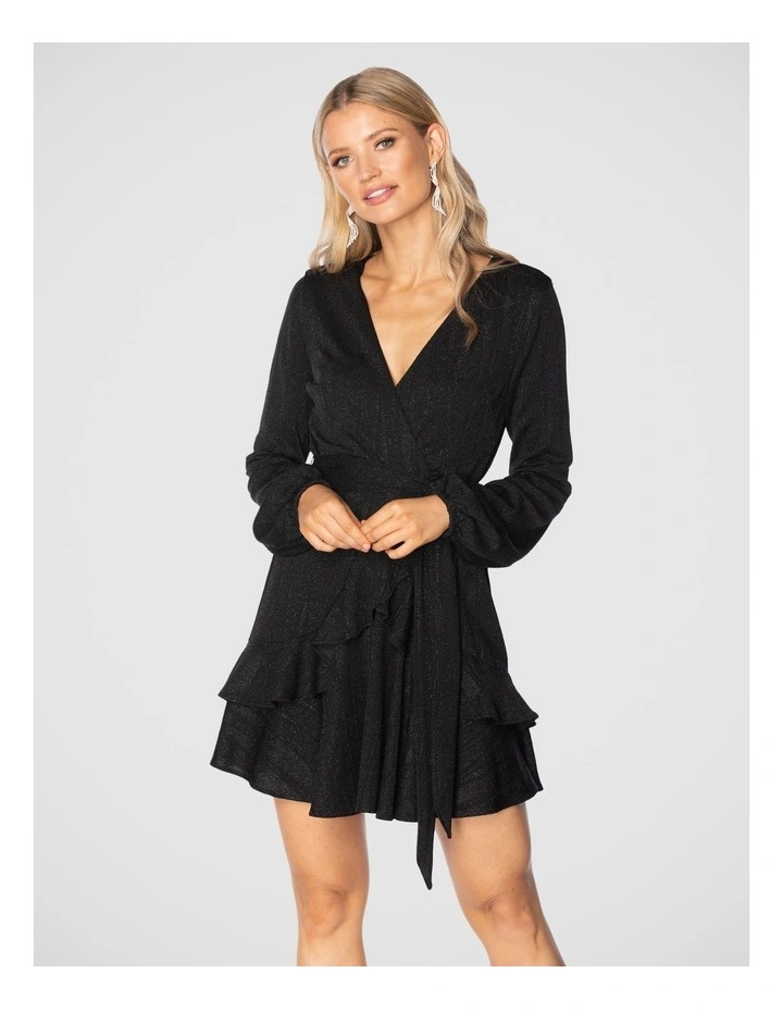 Cici Mini Dress in Black image 4
