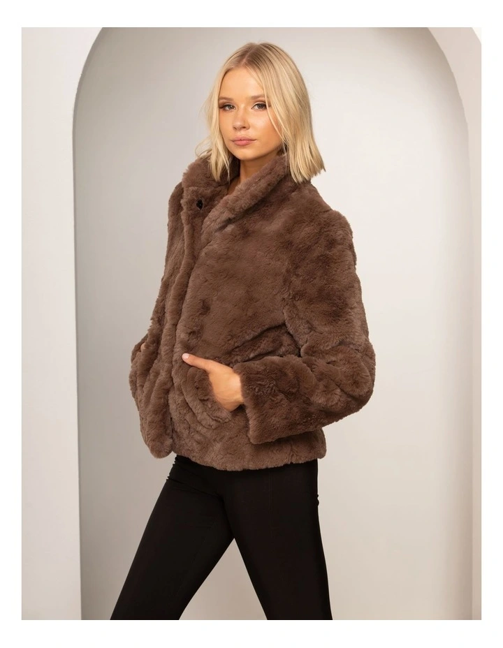 Erin Jacket in Brown image 2