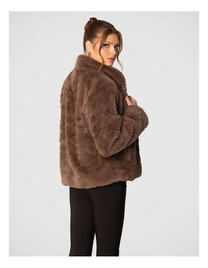 Erin Jacket in Brown image 3